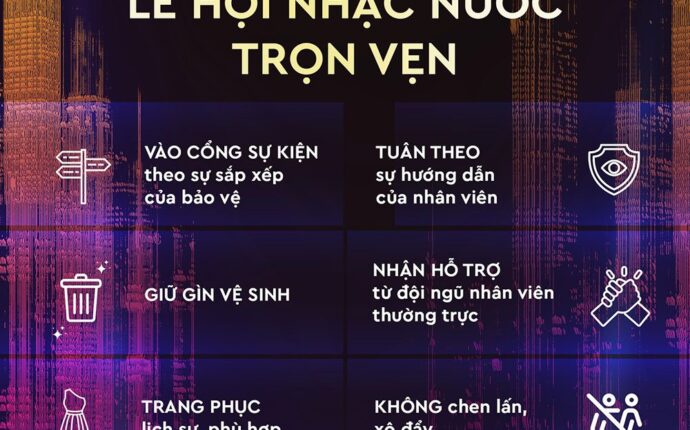 8 “lưu ý” cho trải nghiệm lễ hội nhạc nước The Fountain Festival trọn vẹn