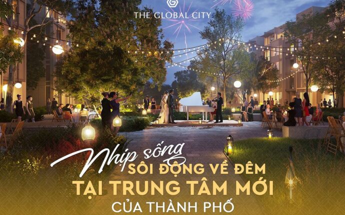 Bắt trọn khoảng khắc sôi động về đêm tại trung tâm mới The Global City