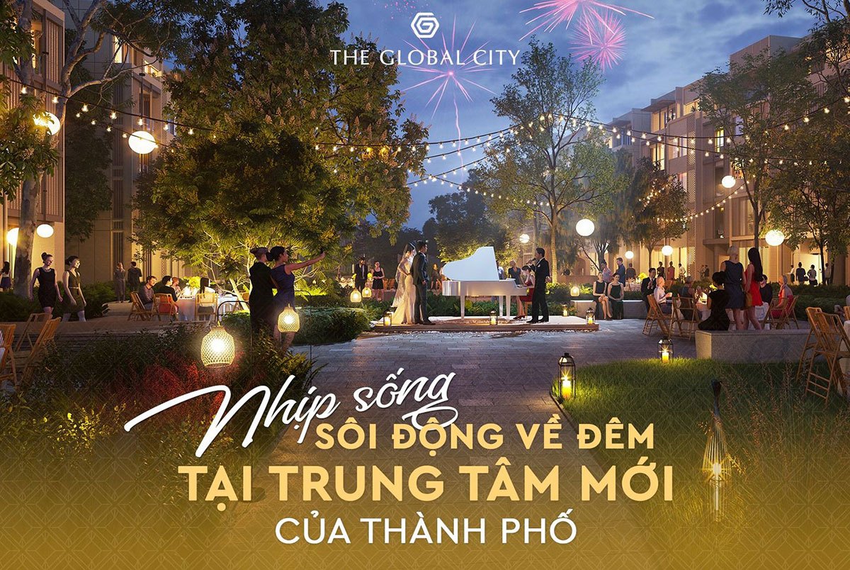 Bắt trọn khoảng khắc sôi động về đêm tại trung tâm mới The Global City