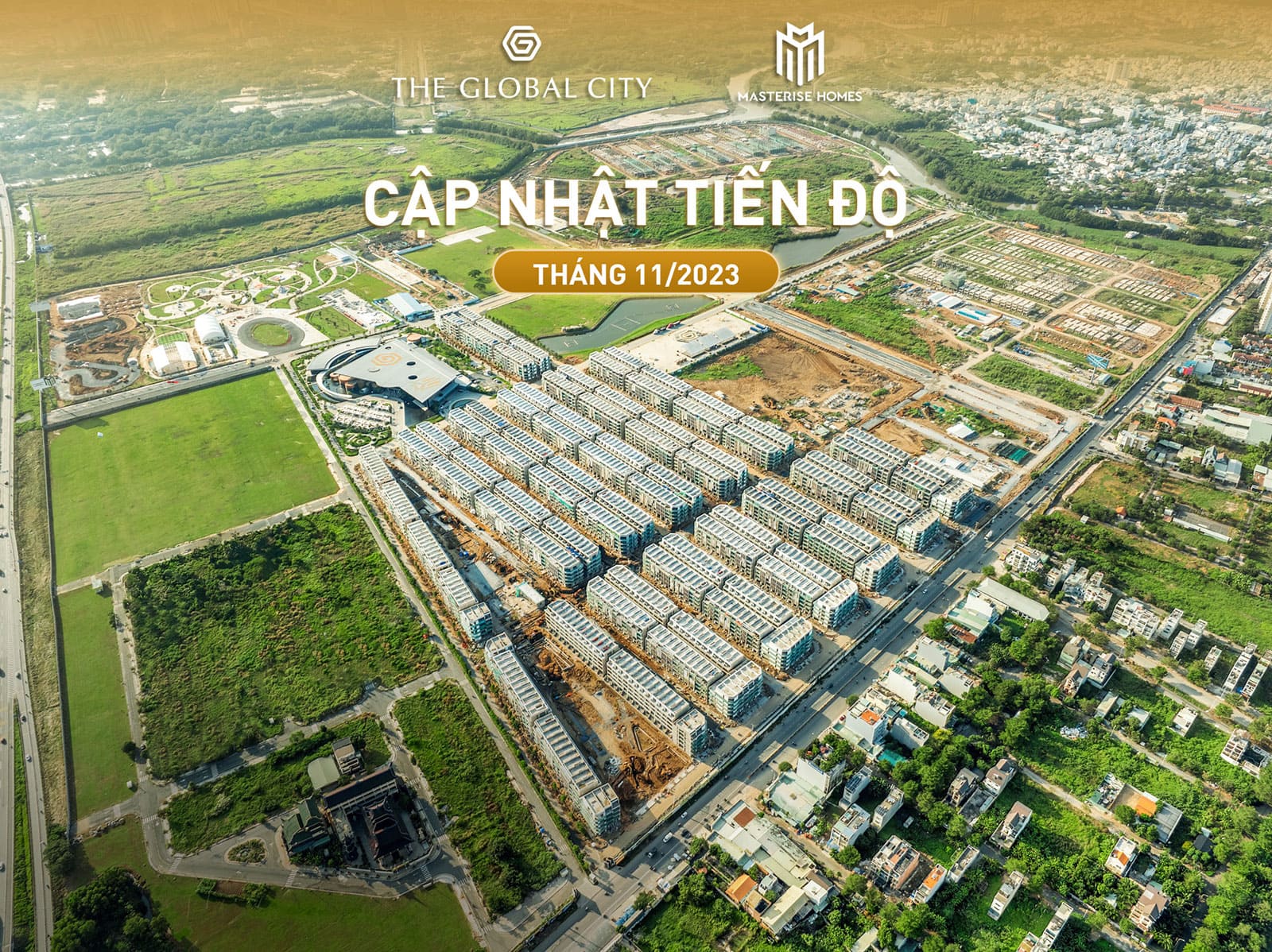 Tiến độ xây dựng dự án The Global City tháng 11 năm 2023